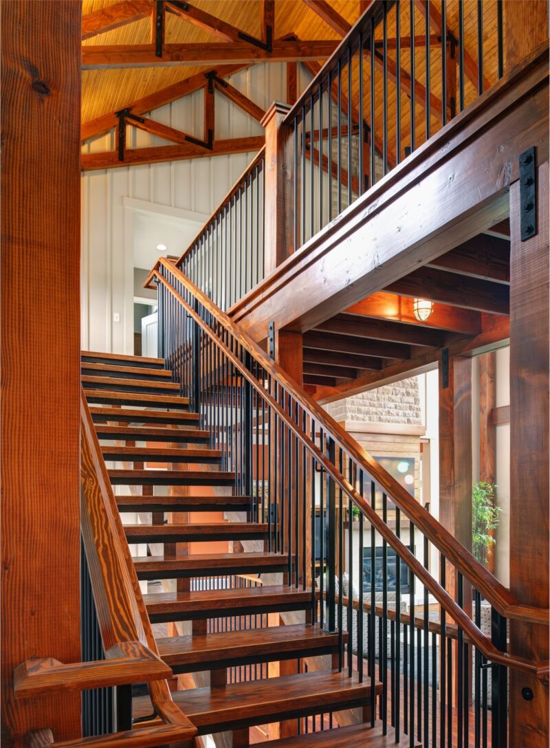 Woodland Hall Interior Staircase
