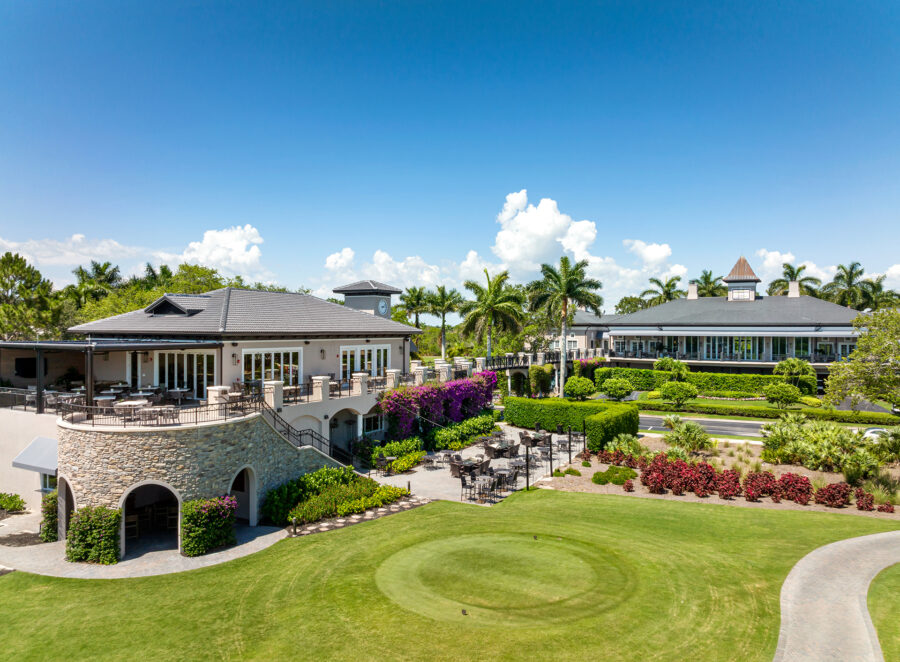View of West Bay Club from the Niblick to Clubhou