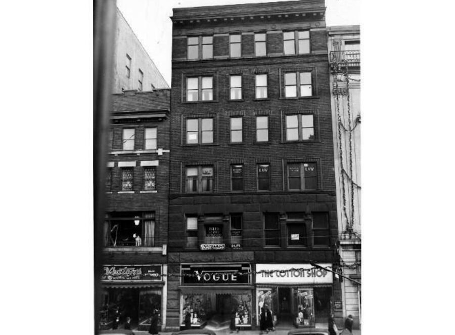 Historic photo of the Madison Building in the 1930s