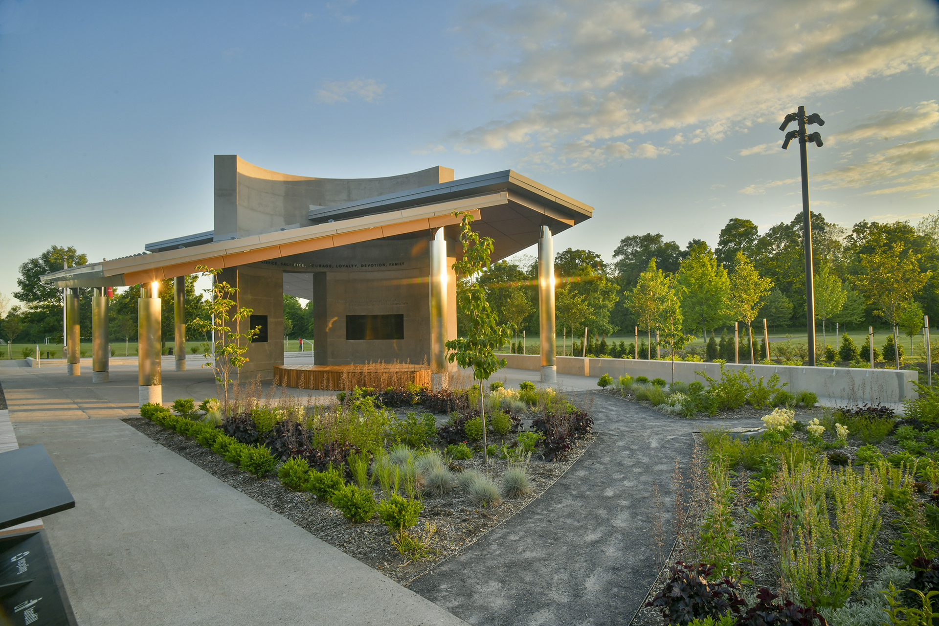 Westerville Veterans Memorial Values Pavilion